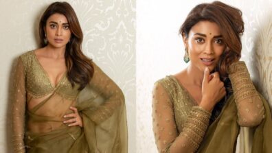 In Pics: Shriya Saran is surreal personified in saree