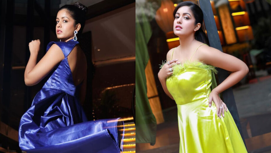 Ishita Dutta Shows Her Elegance In Monotone Satin Gowns; See Pics 788597