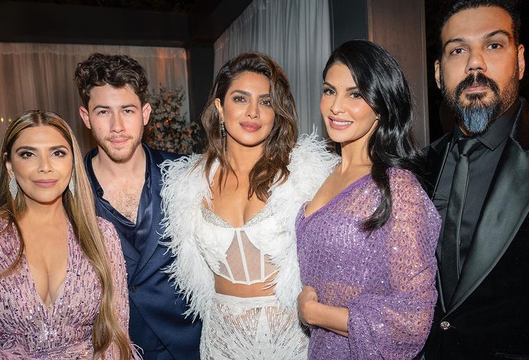 Jacqueline Fernandez gets gaga with Priyanka Chopra at pre-Oscars event 783841