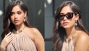 Jannat Zubair Rahmani looks killer in nude-shade gown with sunglasses, we are crushing
