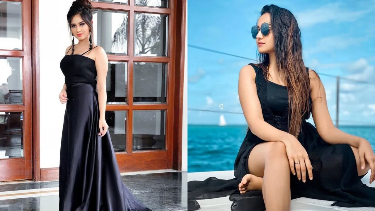 Jannat Zubair Vs. Ashi Singh, Soaring Hotness In Black Dress 783727