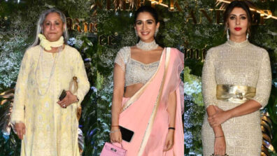 Jaya Bachchan, Radhika Merchant, Shweta Bachchan, And Others Serve Their Fashion At Event By Abu Jani Sandeep Khosla