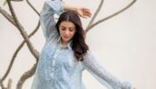 Kajal Aggarwal Sets The Internet Ablaze As She Flaunts Her Light Blue Floral Printed Outfit