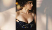 Kangana Ranaut rules in black deep neck corset armour, see pic