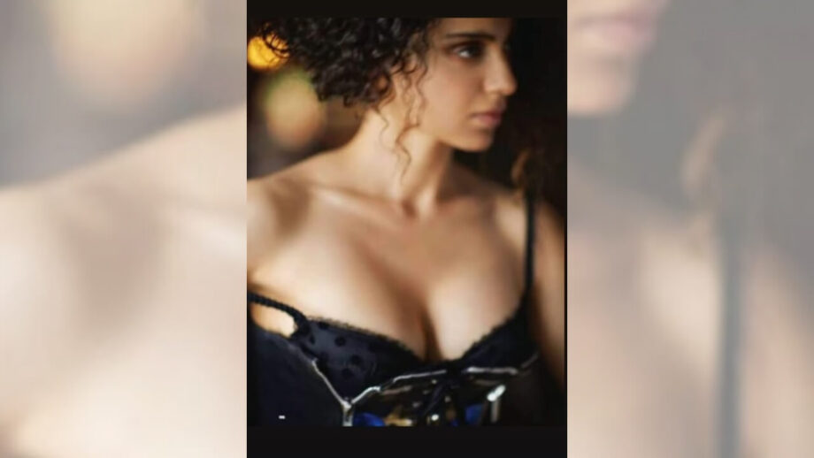 Kangana Ranaut rules in black deep neck corset armour, see pic 781225