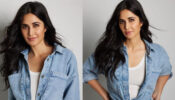 Katrina Kaif Is A Queen Of Casual Wear In A White Top With A Denim Jacket And Shorts