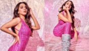 Kiara Advani is ultimate sizzler in pink shimmery dress, fans love silver knee-length boot style