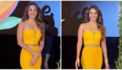 Kiara Advani Leaves Netizens Drooling In A Yellow Strapless Bralette Top And Bodycon Skirt