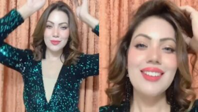 Major Throwback: When TMKOC diva Munmun Dutta burnt hearts in shimmery green V neck outfit with her dance video