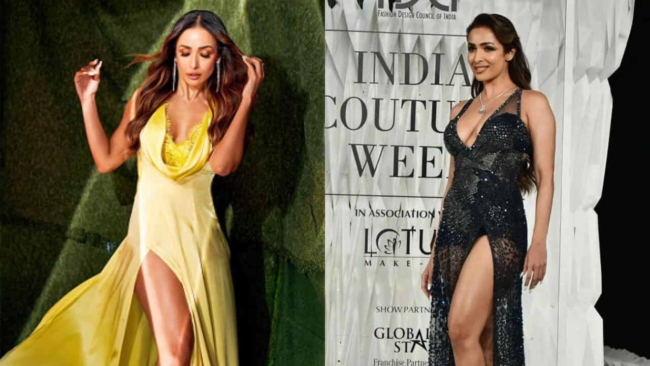 Malaika Arora Teaches To Slay In Thigh-High Slit Gowns 780892