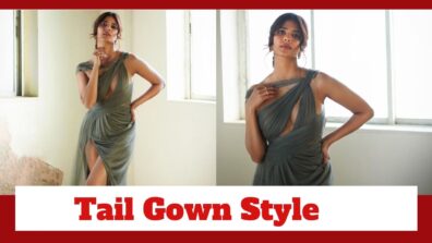 Malavika Mohanan Exhibits Her Ultimate Fashion Appeal In This Satin Tail Gown