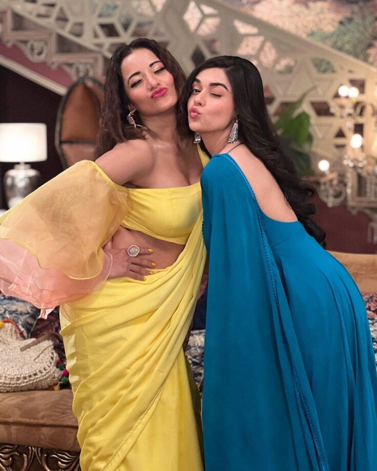 Monalisa and Eisha Singh’s off-screen masti on Bekaaboo set - 2