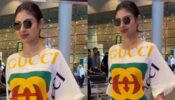 Mouni Roy returns to Mumbai from LA tour, sports stunning casual Gucci baggy shirt