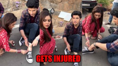 Paras Kalnawat gets injured on the sets of Kundali Bhagya, co-star Sana Sayyad nurses his wound