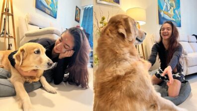 Paw Love: Anushka Sen is up for some Monday cuddles with her furry friend, see pics