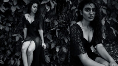 Priya Prakash Varrier oozes sensuality in deep-neck black ensemble, see pic