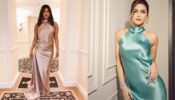 Priyanka Chopra or Kriti Sanon: who aced the halter neck satin gown better?