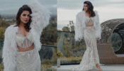 Priyanka Chopra’s Fashion Game On Point In A White Corset Top With Sheer Skirt