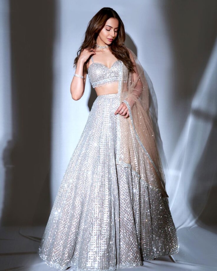 Rakul Preet Singh Looks Ravishing In Shimmery Lehenga Outfit; See Pics 778795