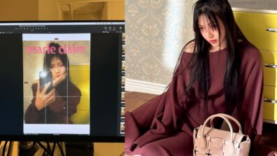 Red Velvet’s Joy Shows Her Sartorial Game In A Burgundy One-Shoulder Outfit