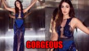 Rhea Chakraborty Looks Ravishing In Sheer Blue Gown, See Pics