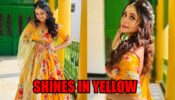 Ritabhari Chakraborty shines bright like a sunflower in yellow lehenga set