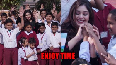 Ritabhari Chakraborty showers happiness on students from the school for deaf, check photos