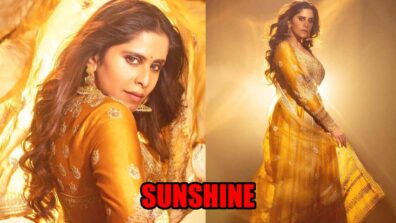 Sai Tamhankar Is A Regal Queen In Yellow Anarkali, Check Photos