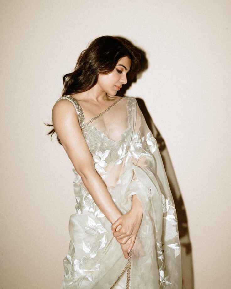 Samantha Ruth Prabhu raises heat in sensational see-through transparent saree, see pics 789613