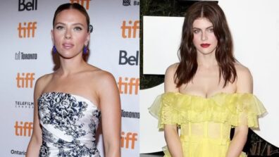 Scarlett Johansson VS Alexandra Daddario: Whose Ruffle Dress Is Your Favorite?