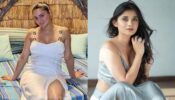 Shraddha Arya dazzles in white slit gown, Kanika Mann calls her “hottey”