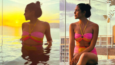 Shriya Pilgaonkar takes over internet by storm in multicolored monokini, we are going bananas