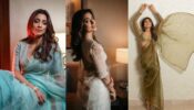 Shriya Saran Minimally Ups Her Ethnic Game In Monotone Sheer Sarees