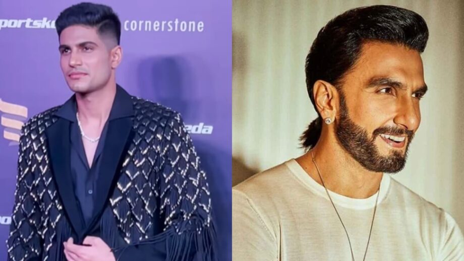 Shubman Gill attends red carpet of award show, netizen says, "he switched his jacket with Ranveer Singh" 789176