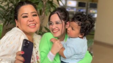 So Adorable: Jannat Zubair Rahmani grooves to “Babu Shona Mona” with Bharti Singh’s son Laksh