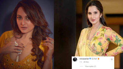 Sonakshi Sinha Keeps It All Glamorous In Yellow Lehenga Outfit; Sania Mirza Feels ‘Hot’!