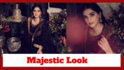 Sonam Kapoor Looks Majestic In Black Anarkali Fashion