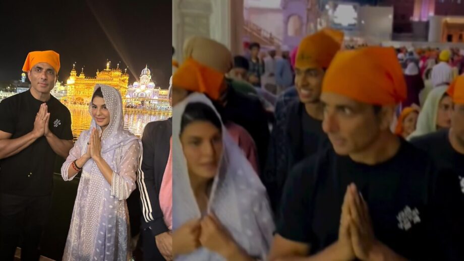 Sonu Sood and Jacqueline Fernandez take blessings of almighty, here's why 790325