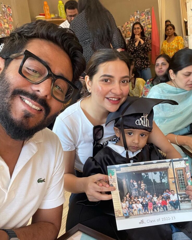 Proud mom Subhashree Ganguly shares happy photos with son Yuvaan from Graduation Day - 2