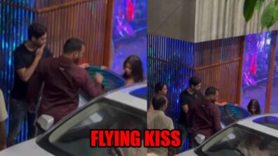 Suhana Khan gets a flying kiss from rumoured BF Agastya Nanda, watch video