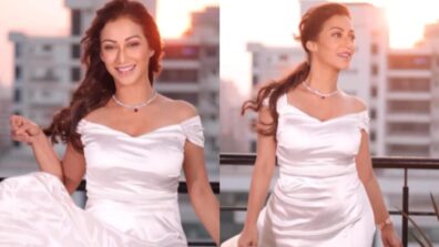 Sunayana Fozdar looks divine in satin white dress, see pics