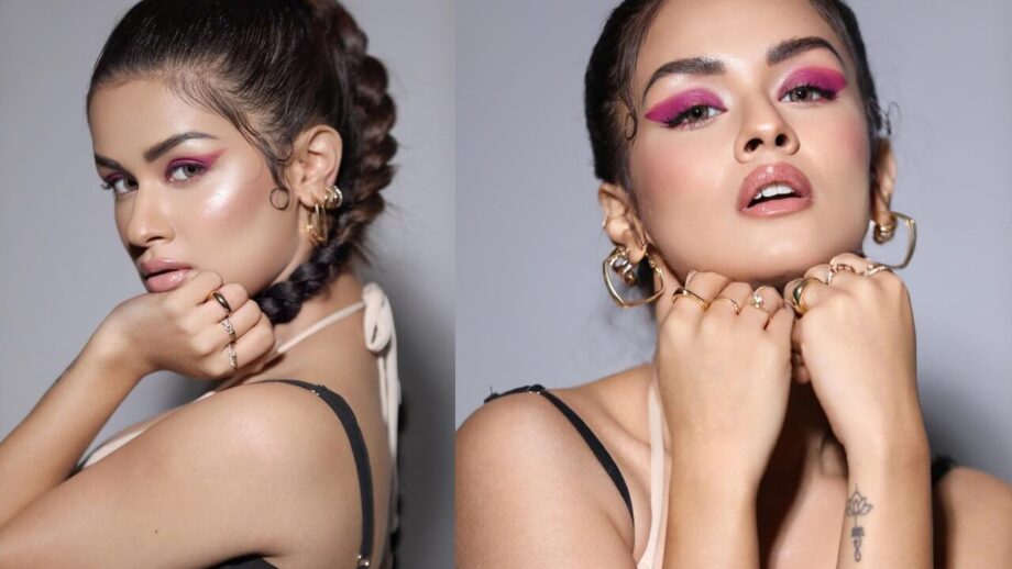 Take the high-octane eye makeup code from Avneet Kaur 781260