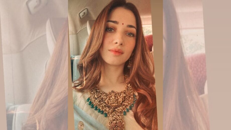 Tamannaah Bhatia is royal personified in embellished saree, see pic 780684