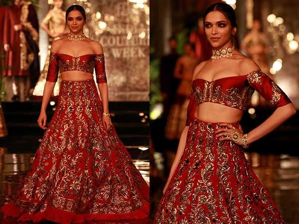 Times when Deepika Padukone, Malaika Arora and Sara Ali Khan aced off-shoulder lehengas, see pics 787138