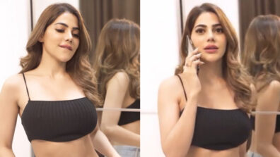 Uff Haye Garmi: When Nikki Tamboli set internet on fire with sensuous moves in black bralette crop top