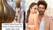 Viral: Kartik Aaryan and Kiara Advani’s shoot moment from ‘Satya Prem Ki Katha’ leaked, see full video