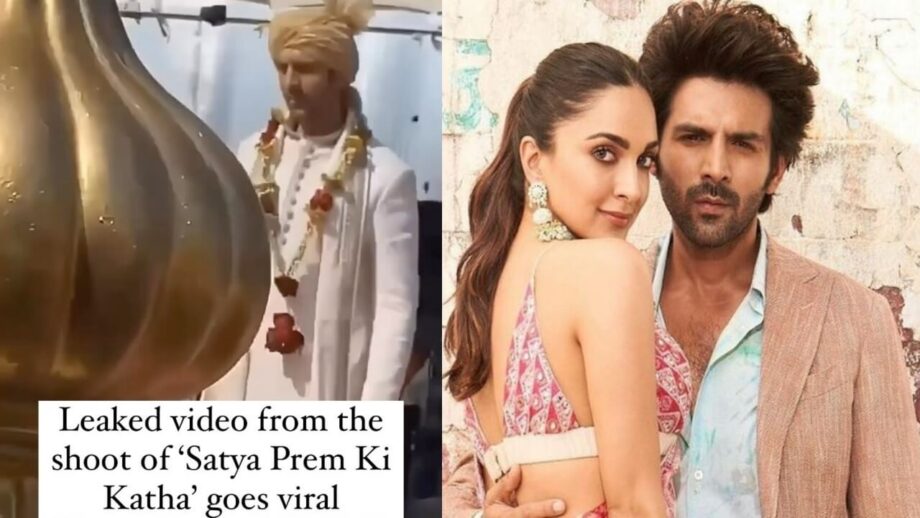 Viral: Kartik Aaryan and Kiara Advani's shoot moment from 'Satya Prem Ki Katha' leaked, see full video 791844