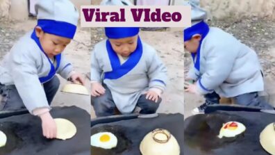Viral Video: A Toddler Makes Egg Sandwich Like A Pro; Netizens Get Impressed