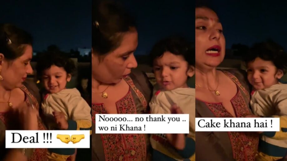 Viral Video: Toddler Chooses To Eat Cake Over Dal Chawal, Mesmerizes The Internet 789879