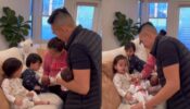 Twin Kids Give Amusing Reaction While Meeting Their Newborn Siblings